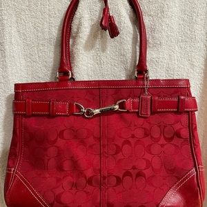 Coach Hampton Classic Tote Handbag 8K07